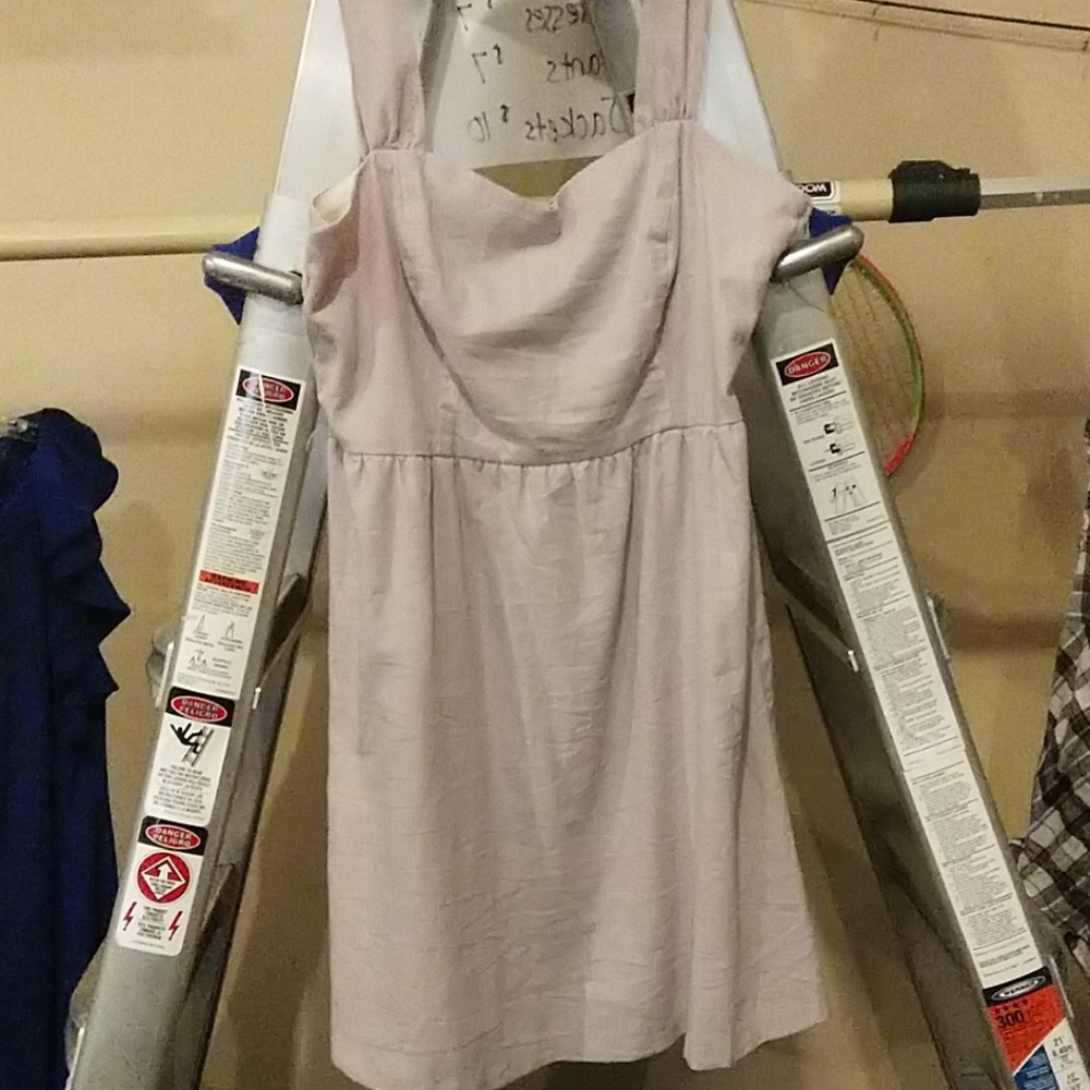 Cut out back dress